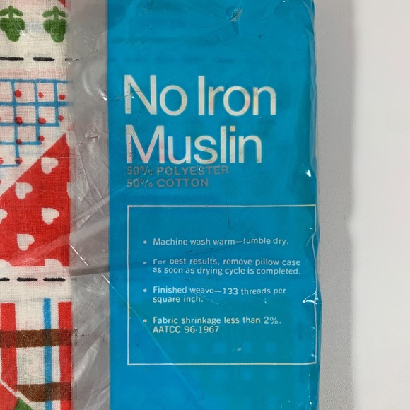 Vintage Patchwork Joan Walsh Anglund Friendship Standard Pillowcase - Picture 6 of 8